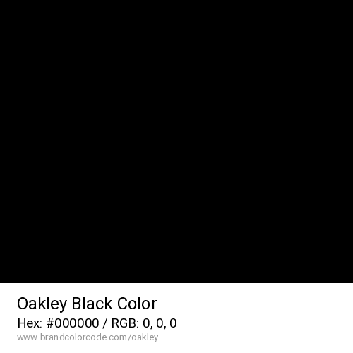 Oakley's Black color solid image preview
