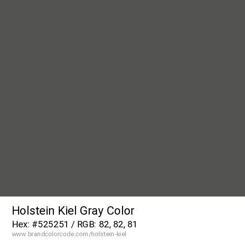 Holstein Kiel's Gray color solid image preview