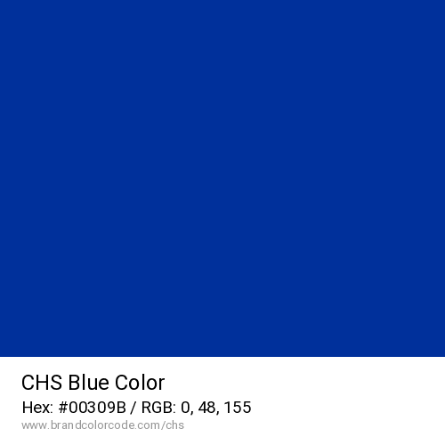 CHS's Blue color solid image preview