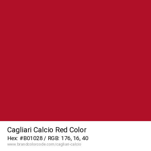 Cagliari Calcio's Red color solid image preview
