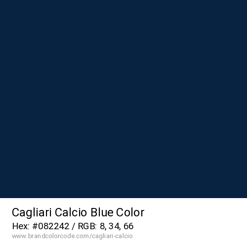 Cagliari Calcio's Blue color solid image preview