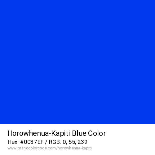 Horowhenua-Kapiti's Blue color solid image preview