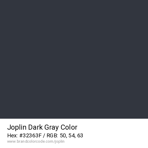 Joplin's Dark Gray color solid image preview