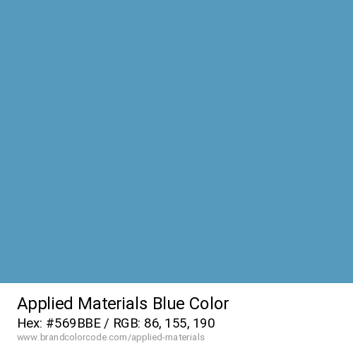 Applied Materials's Blue color solid image preview