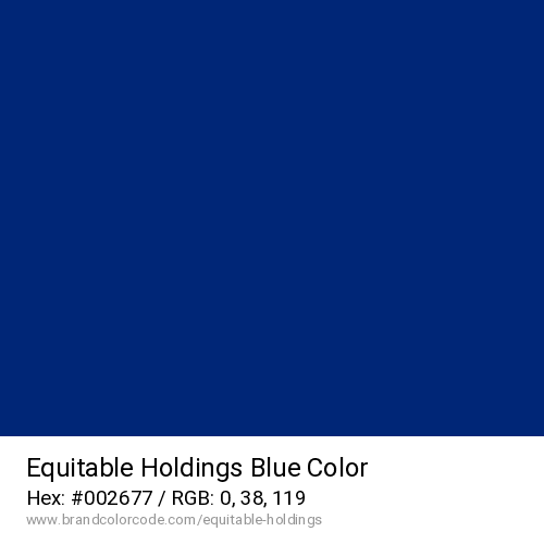 Equitable Holdings's Blue color solid image preview