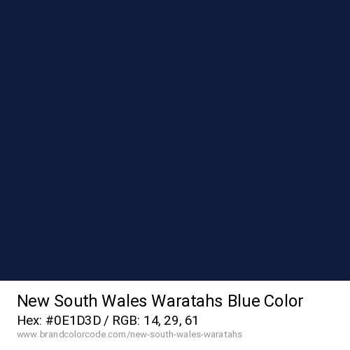 New South Wales Waratahs's Blue color solid image preview