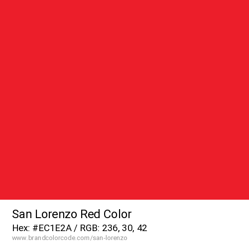 San Lorenzo's Red color solid image preview