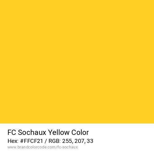 FC Sochaux's Yellow color solid image preview