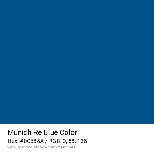 Munich Re's Blue color solid image preview