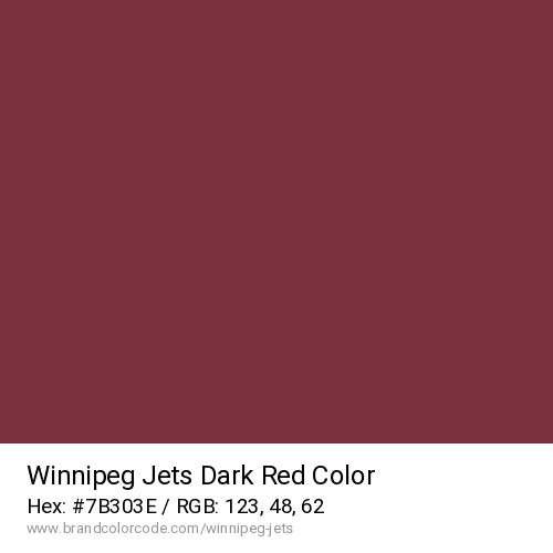 Winnipeg Jets's Dark Red color solid image preview