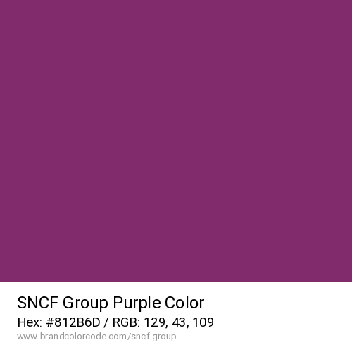SNCF Group's Purple color solid image preview
