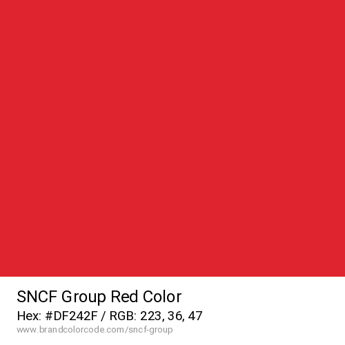 SNCF Group's Red color solid image preview