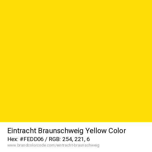 Eintracht Braunschweig's Yellow color solid image preview