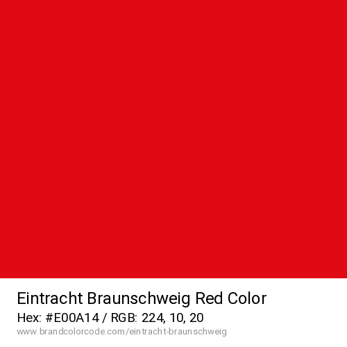 Eintracht Braunschweig's Red color solid image preview