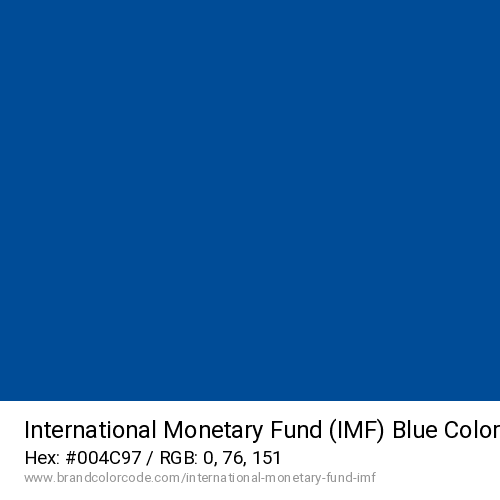 International Monetary Fund (IMF)'s Blue color solid image preview