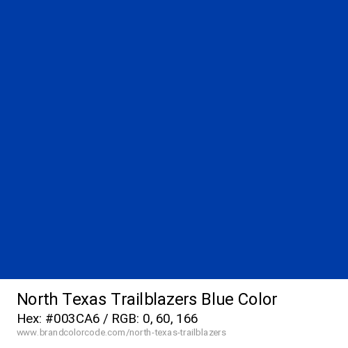 North Texas Trailblazers's Blue color solid image preview