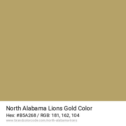 North Alabama Lions's Gold color solid image preview