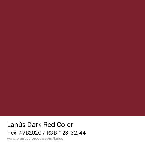 Lanús's Dark Red color solid image preview
