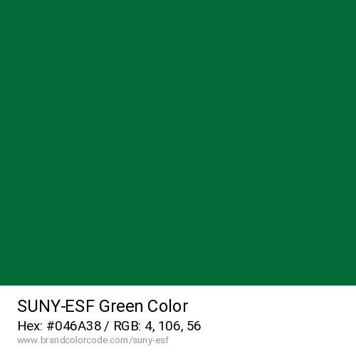SUNY-ESF's Green color solid image preview