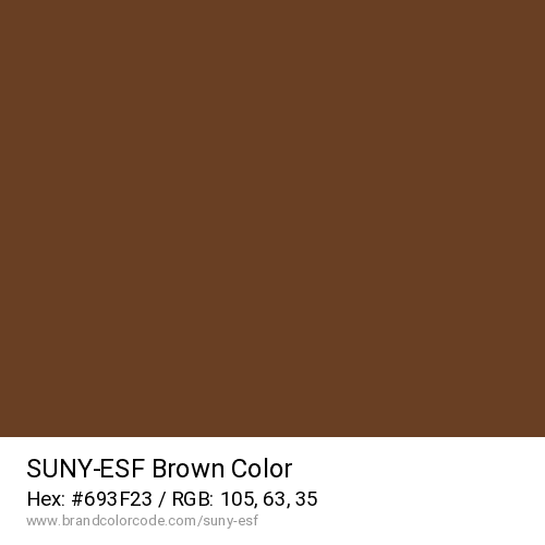 SUNY-ESF's Brown color solid image preview