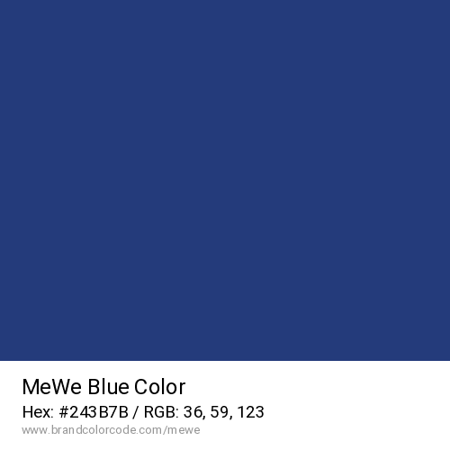 MeWe's Blue color solid image preview