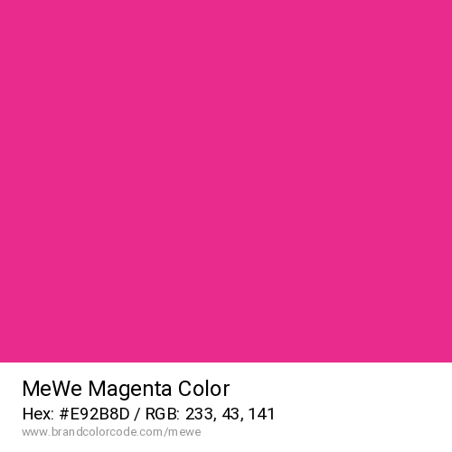 MeWe's Magenta color solid image preview