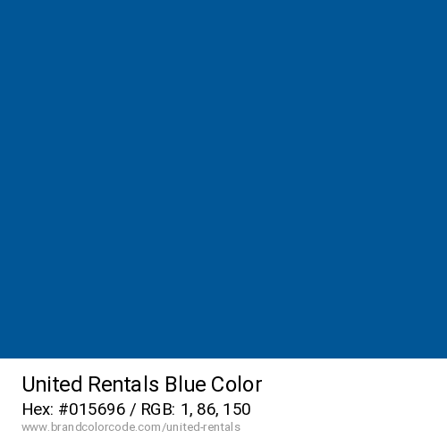 United Rentals's Blue color solid image preview