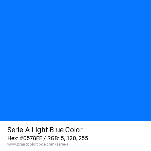 Serie A's Light Blue color solid image preview