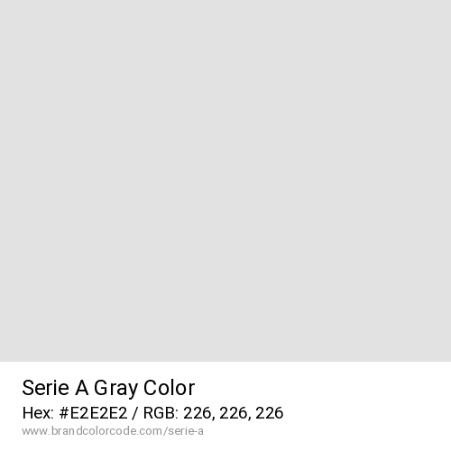 Serie A's Gray color solid image preview