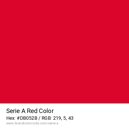 Serie A's Red color solid image preview