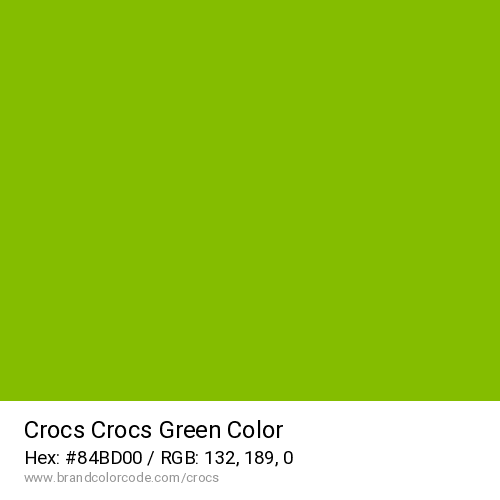 Crocs's Crocs Green color solid image preview