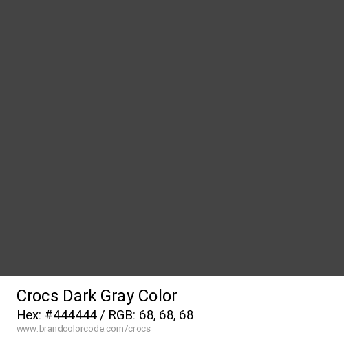 Crocs's Dark Gray color solid image preview