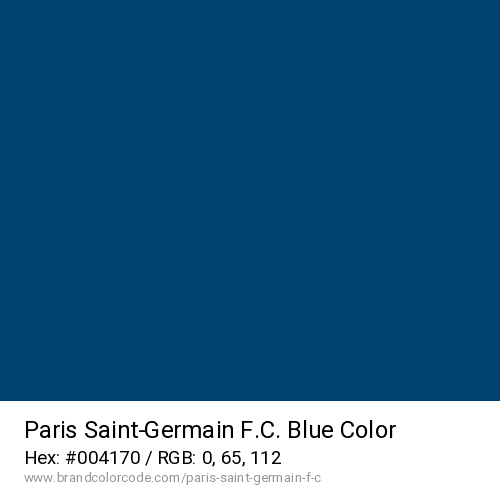 Paris Saint-Germain F.C.'s Blue color solid image preview