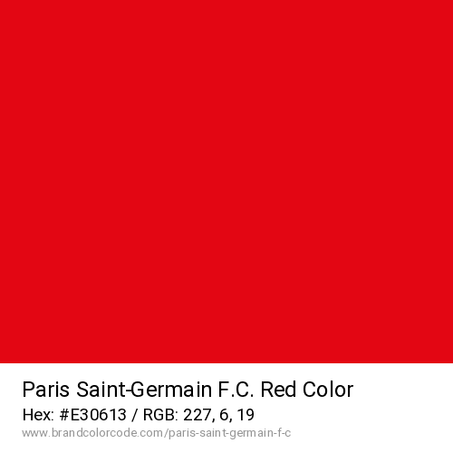 Paris Saint-Germain F.C.'s Red color solid image preview