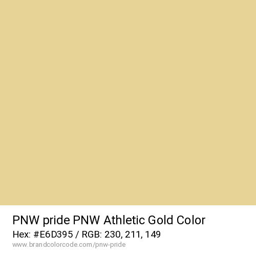 PNW pride's PNW Athletic Gold color solid image preview