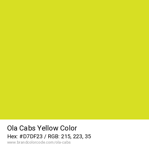 Ola Cabs's Yellow color solid image preview