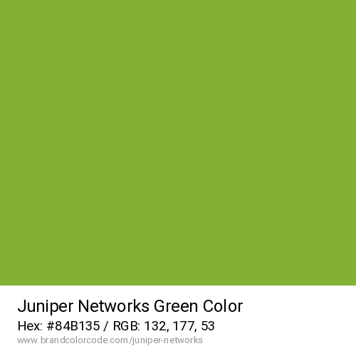 Juniper Networks's Green color solid image preview