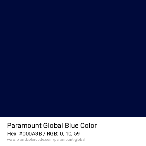 Paramount Global's Blue color solid image preview