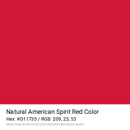 Natural American Spirit's Red color solid image preview