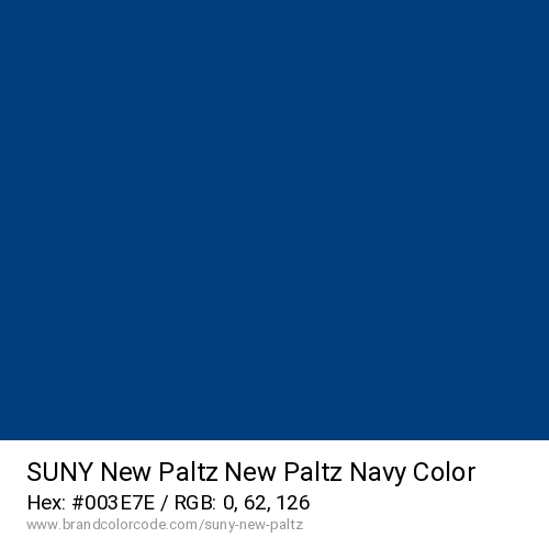 SUNY New Paltz's New Paltz Navy color solid image preview