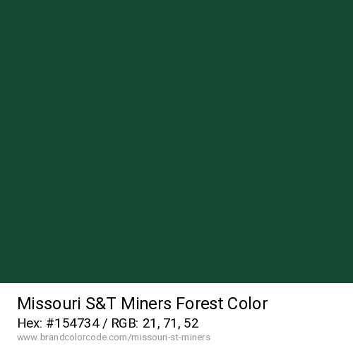 Missouri S&T Miners's Forest color solid image preview