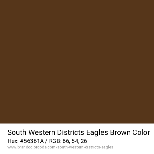 South Western Districts Eagles's Brown color solid image preview