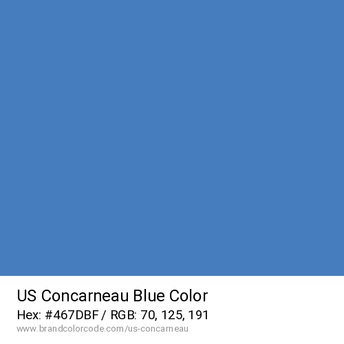 US Concarneau's Blue color solid image preview
