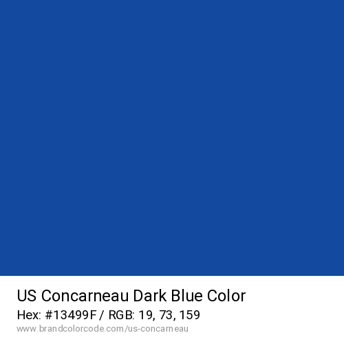 US Concarneau's Dark Blue color solid image preview
