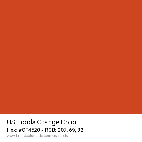 US Foods's Orange color solid image preview
