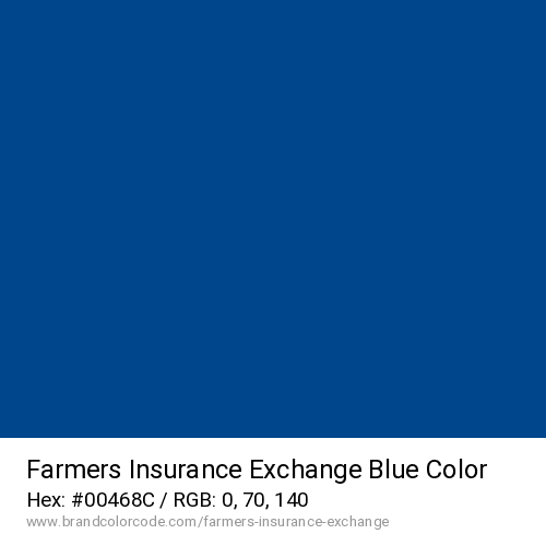Farmers Insurance Exchange's Blue color solid image preview