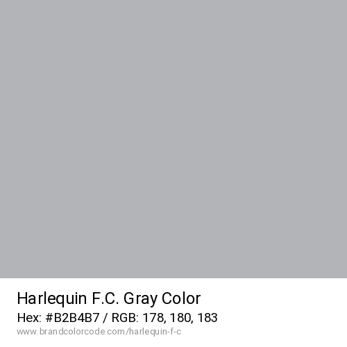 Harlequin F.C.'s Gray color solid image preview