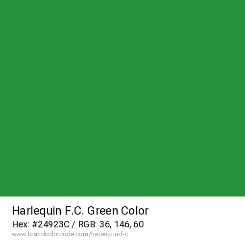Harlequin F.C.'s Green color solid image preview