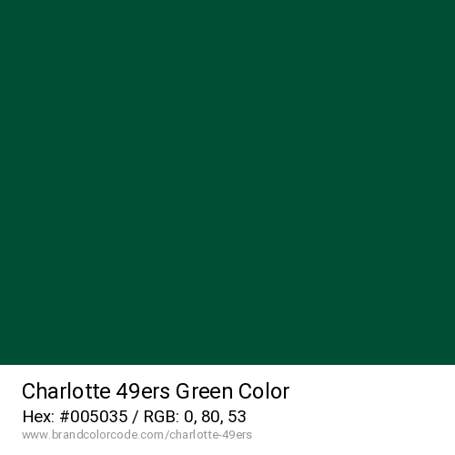Charlotte 49ers's Green color solid image preview