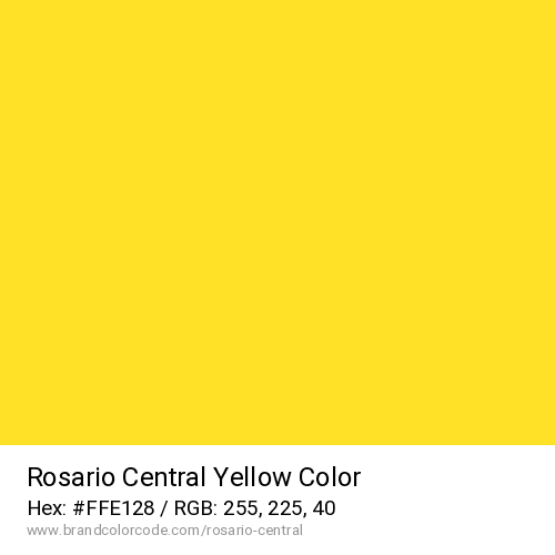 Rosario Central's Yellow color solid image preview